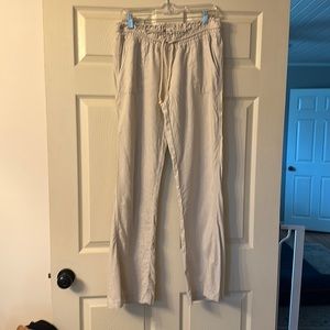 Roxy linen pants
